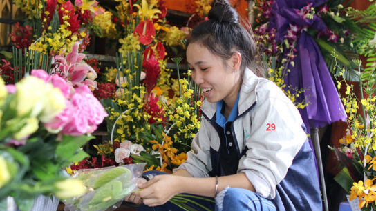 Saigon Showers Bring Tết Flowers