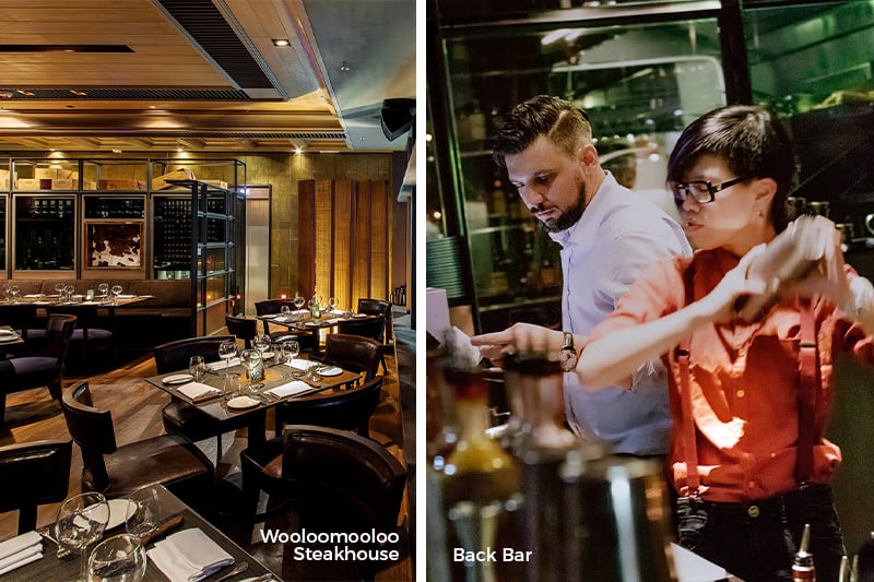 Best Wan Chai Bars Wooloomooloo Steakhouse Back Bar
