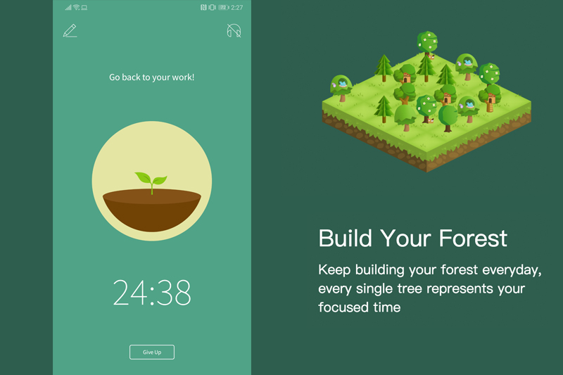 productivity apps forest