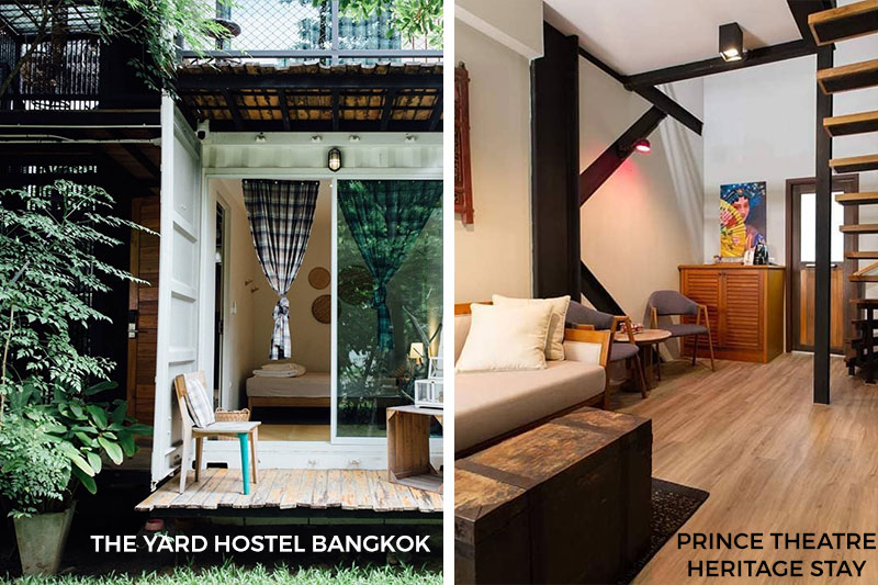 Best Staycation Places in Bangkok The Yard Hostel Bangkok Prince Theatre Heritage Stay