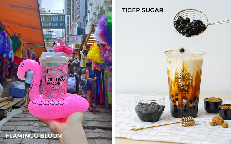 Best Boba Tea Guide Hong Kong Flamingo Bloom Tiger Sugar