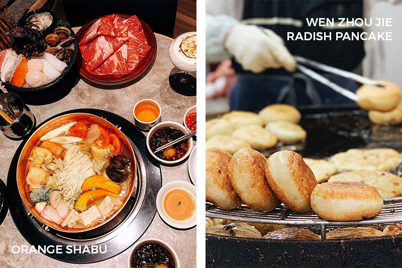 Taipei's Must-Try Local Bites Orange Shabu Wen Zhou Jie Radish Pancake