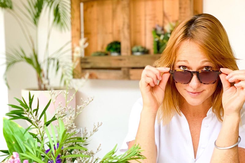 Founder Gemma Vincent Truth&All Sustainable Sunglasses