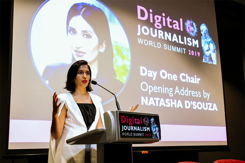 Business Journalist Natasha D'Souza at Digital Journalism Summit