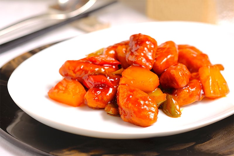 Sweet and Sour Omnipork, Meatless Pork Alternative for Asian Markets