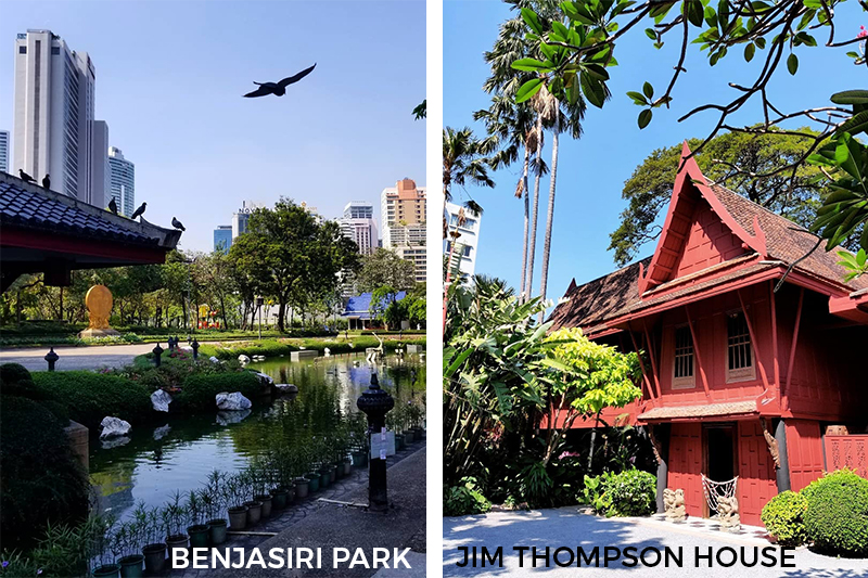 24 Hours in Bangkok Travel Guide Things to Do Benjasiri Park Jim Thompson