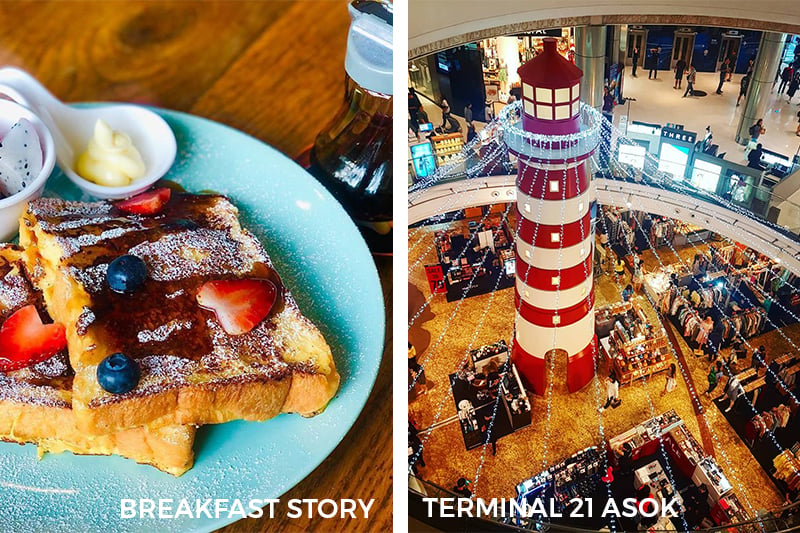24 Hours in Bangkok Travel Guide Things to Do Breakfast Story Terminal 21