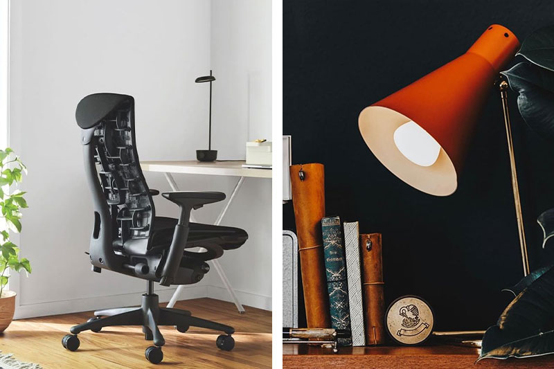 Desk Organisation Ideas Ergonomic Chair Lighting