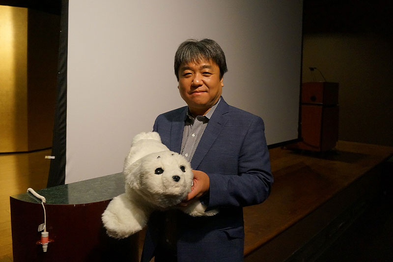 PARO Japanese Therapeutic Robot Scientist Takanori Shibata