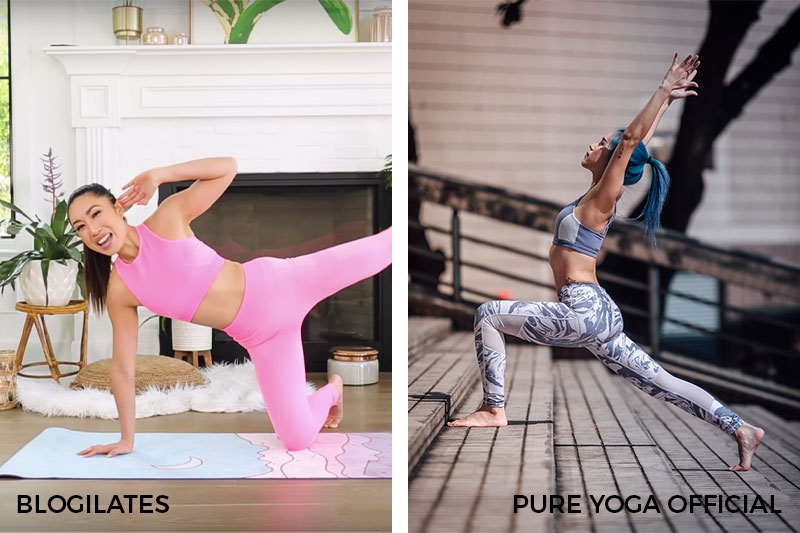 Fitness Channels Home Workout Pure Yoga Official Blogilates
