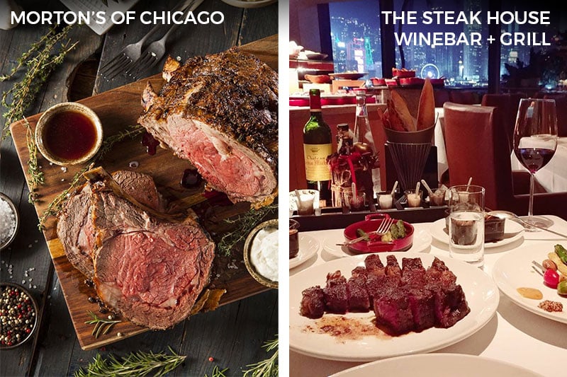 Best Steak in Hong Kong Morton's of Chicago - The Steakhouse THE STEAK HOUSE winebar + grill 