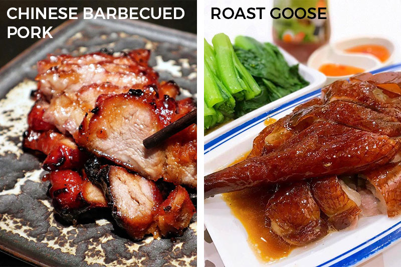 Chinese Barbecued Pork Roast Goose Hong Kong Food