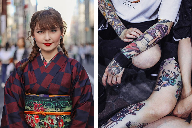 Tattoos in Japan #TattooGirlsJP Stasia Matsumoto
