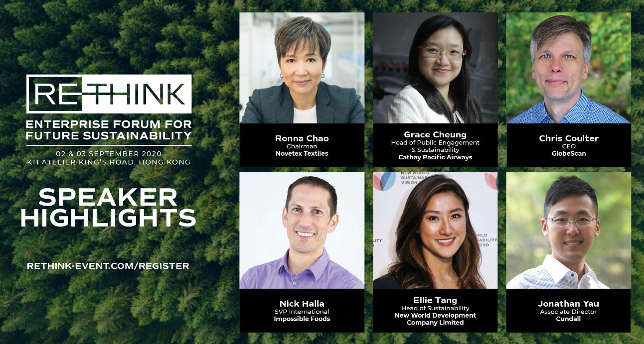 Sustainability Conference ReThink Speaker Lineup