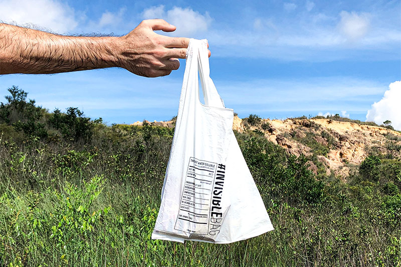 Distinctive Action Biodegradable Plastic Bag Alternative
