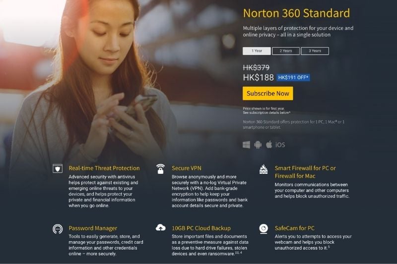 Norton 360 Best Cyber Security Tools