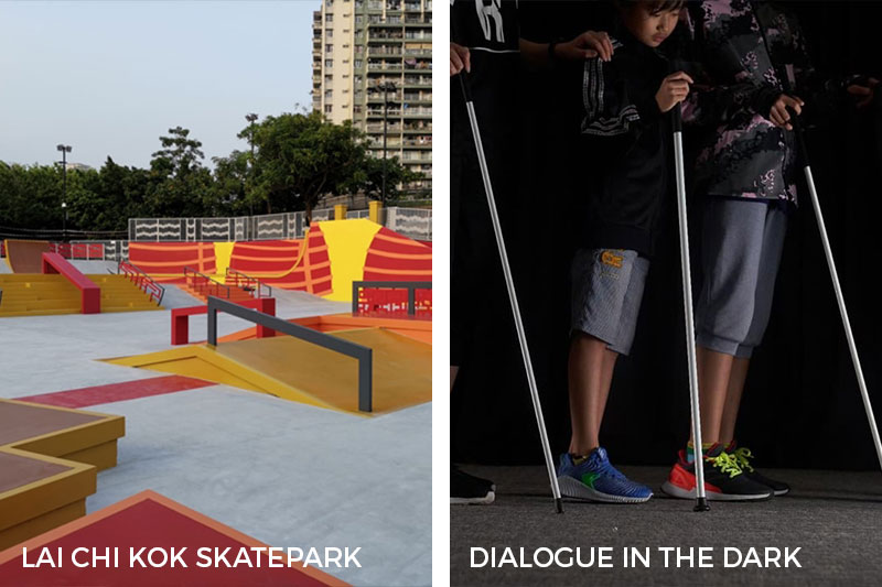 Lai Chi Kok Skatepark Dialogue in the Dark