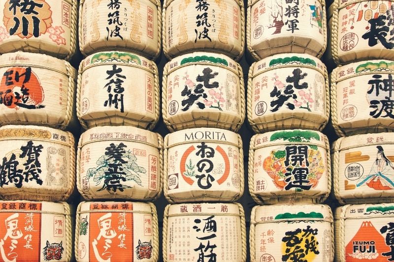 Sake Bottles, Japan Sake Blockchain 