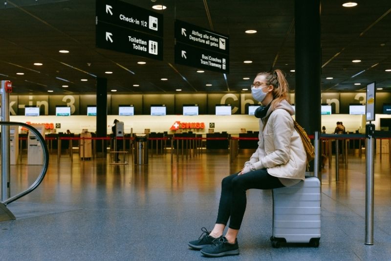 stranded in airport_Consideration For LGBT+ People During The Pandemic