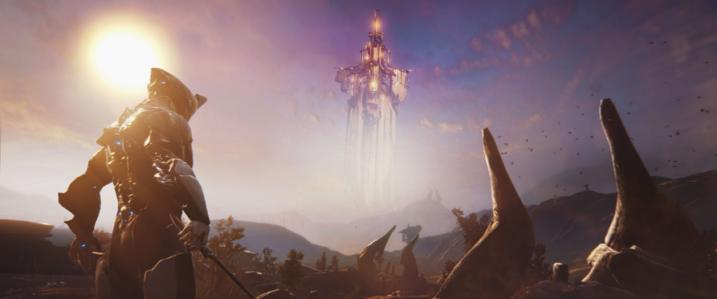 in-game screenshot of Warframe Plains of Eidolon DLC
