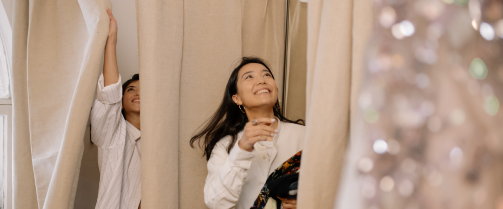 Girl changing room_An Insider's Guide to Thrifting in Tokyo