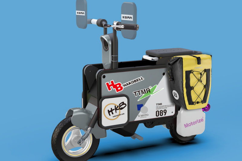 Tatamel Bike (customised)_ICOMA's Foldable Electric Motorcycle