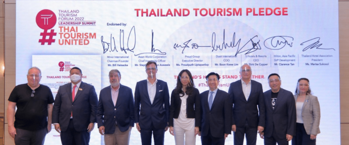 Thailand Tourism Industry Leaders Sign Pledge for Future