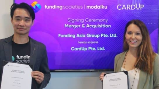 Funding Societies to Acquire Payments Solution Platform CardUp