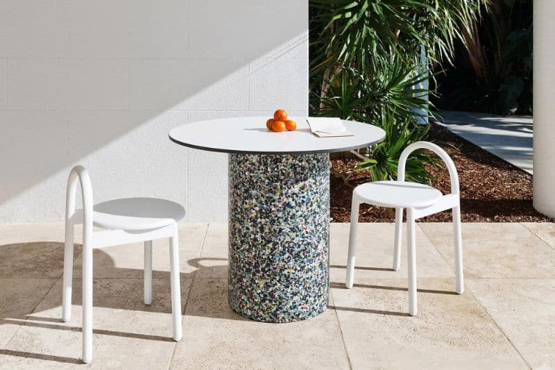 Australia's DesignByThem Innovates in Sustainable Recycled Plastic Confetti Furniture Collection